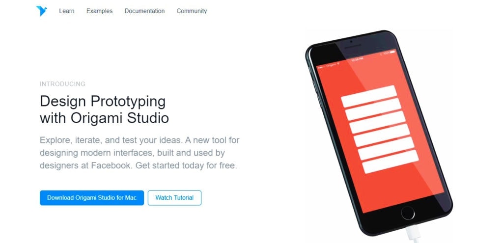 Origami Studio - free prototyping tool