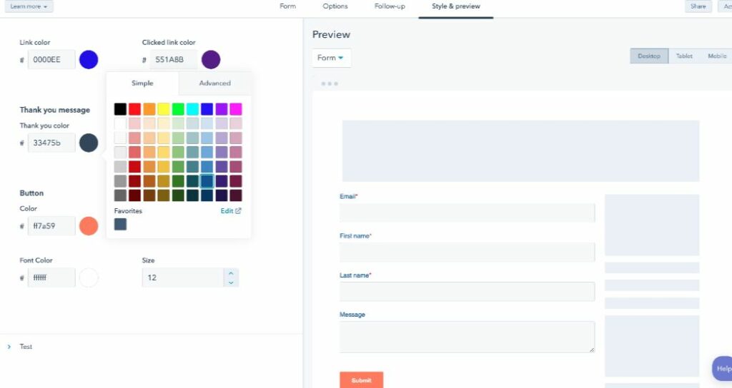 Client information sheet