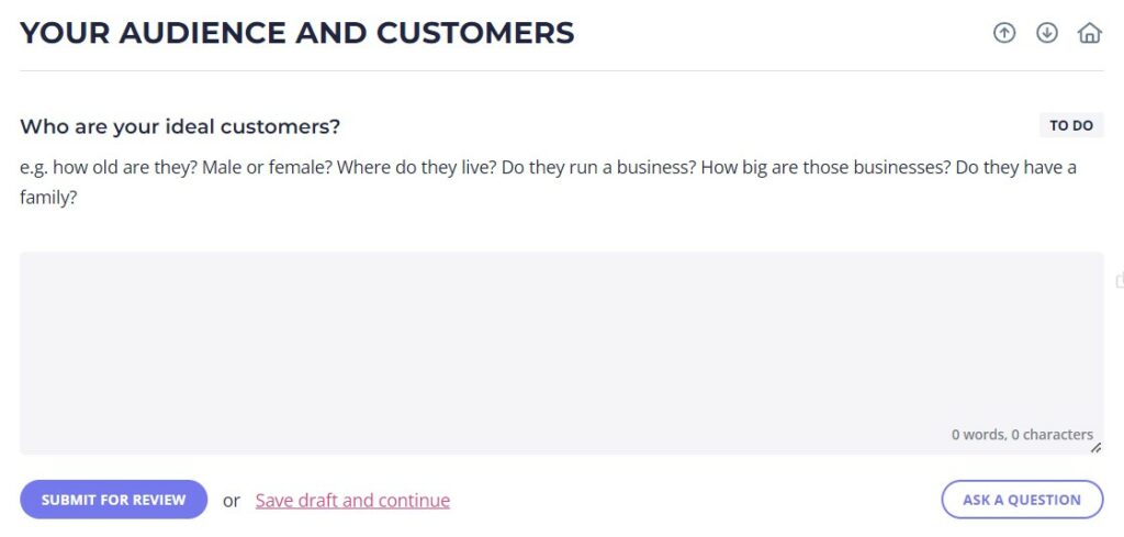 website design questionnaire
