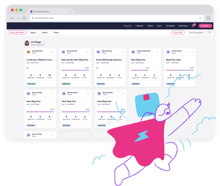 file request software interface