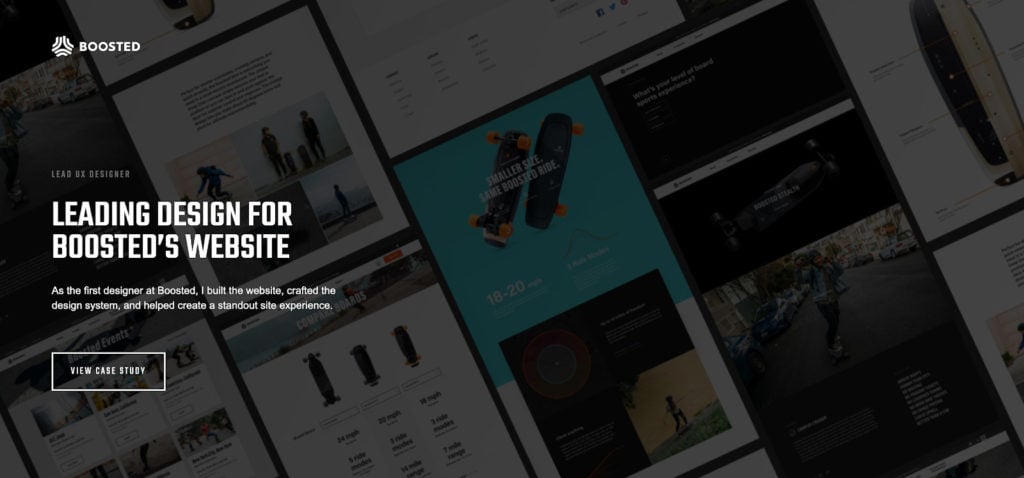 Case study copy example
