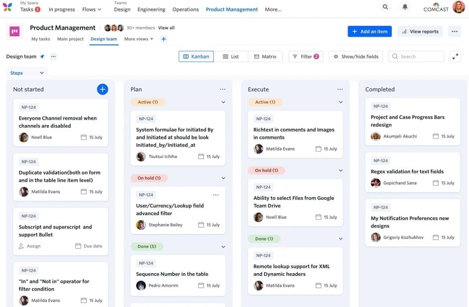 Kissflow Dashboard automate business process