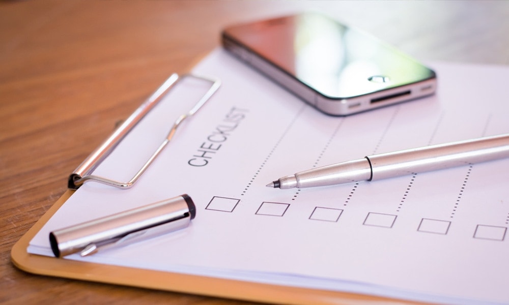 Checklists