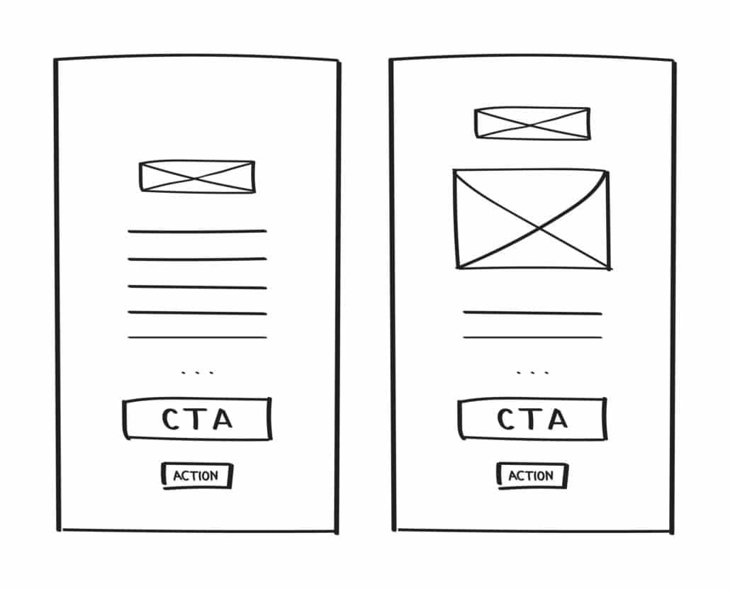 Example of a low fidelity web page wireframe Example of a low fidelity web page wireframe