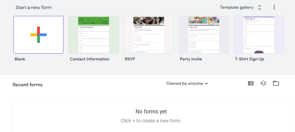 Google Forms step by step guide create file upload form