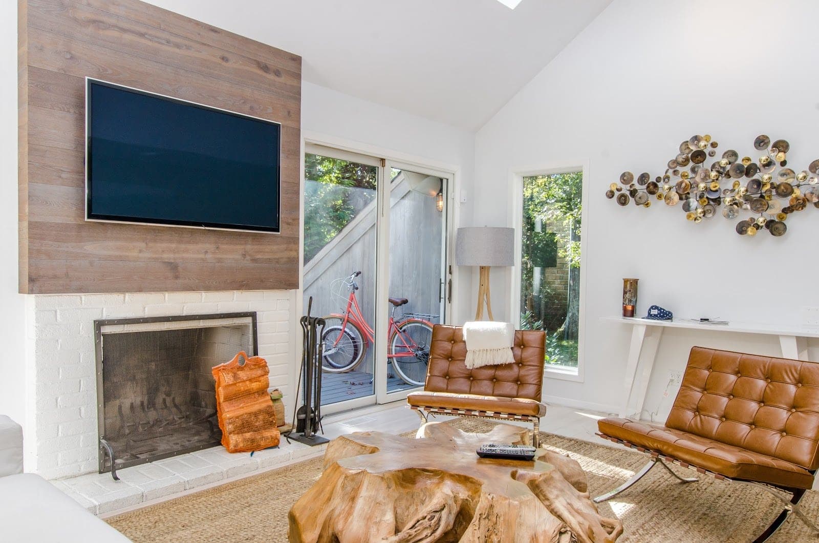 Interior design of a living room area Interior design of a living room area