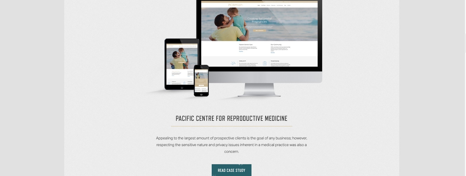 Minimal projects in a portfolio web design portfolio