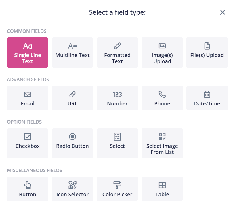 document collection software dashboard