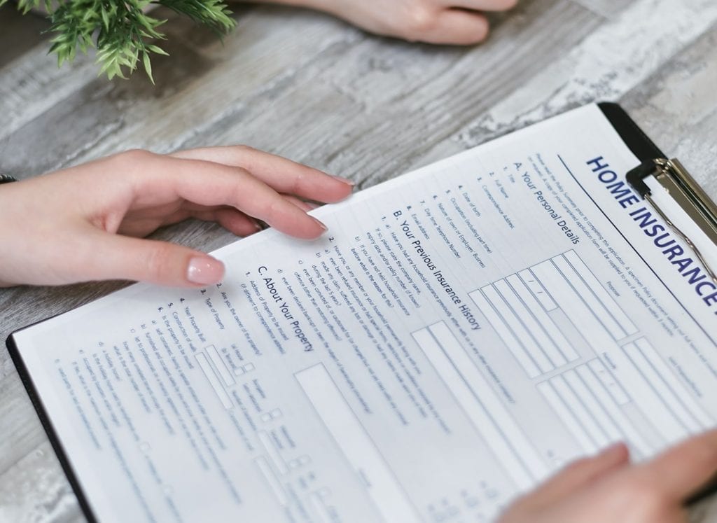 home insurance questionnaire