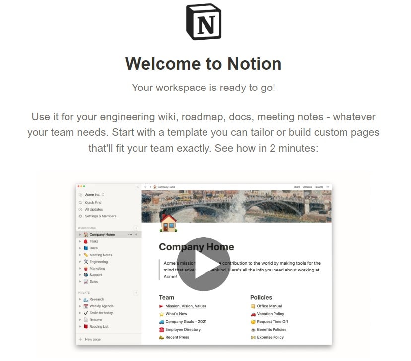 new client welcome email