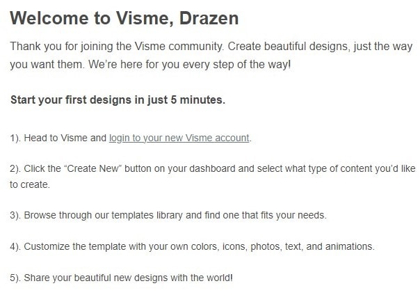 new client welcome email