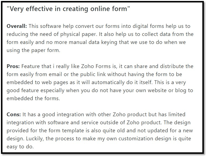 typeform alternatives - zoho forms