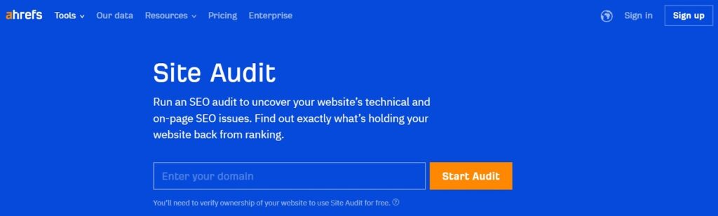 website audit tool