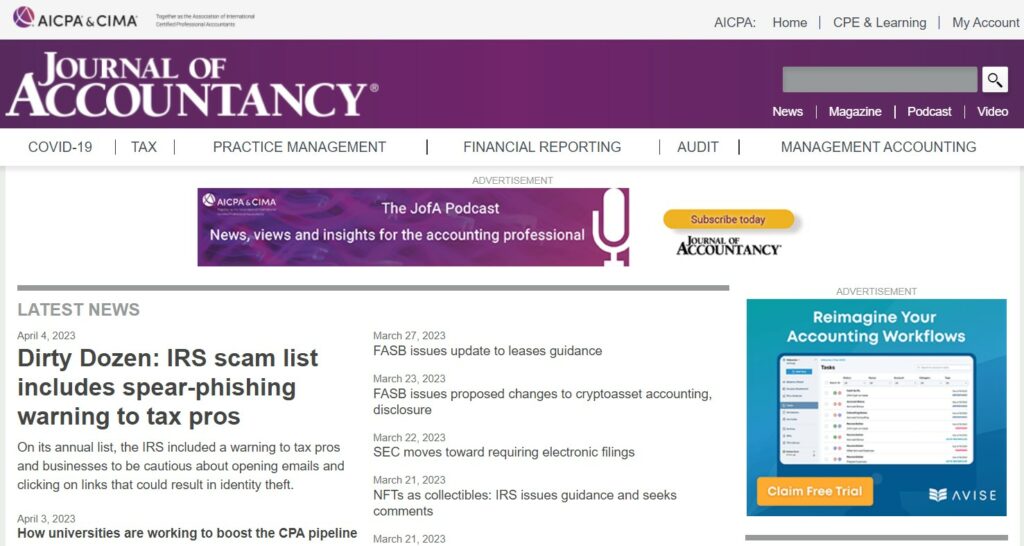accounting news