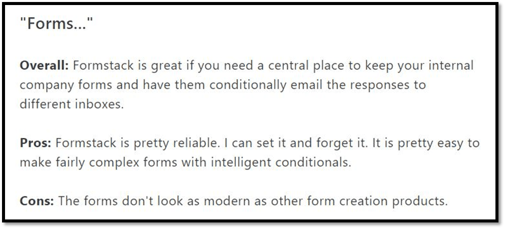formstack alternative