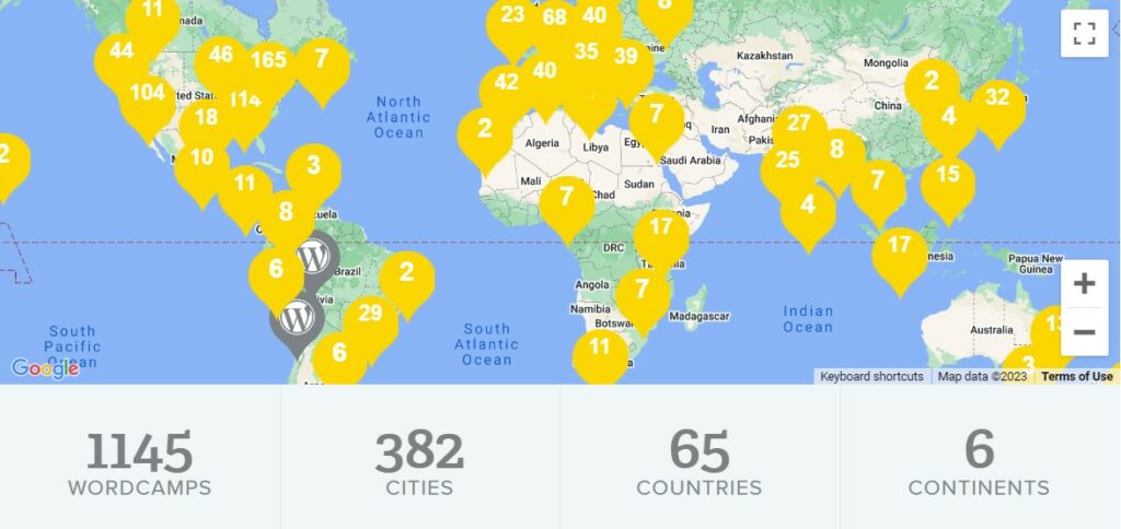 wordpress history