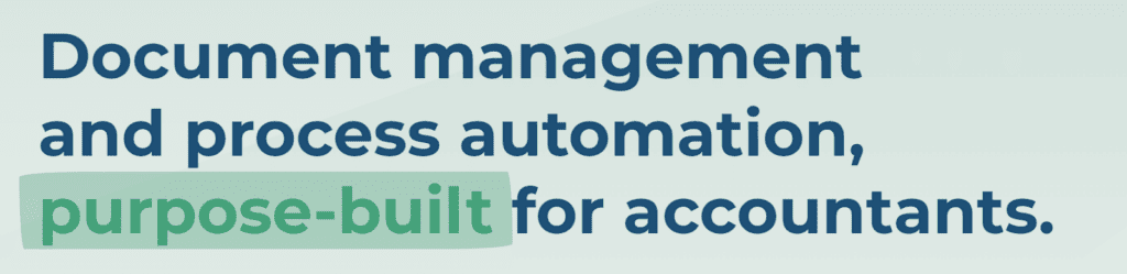 Accounting document management software