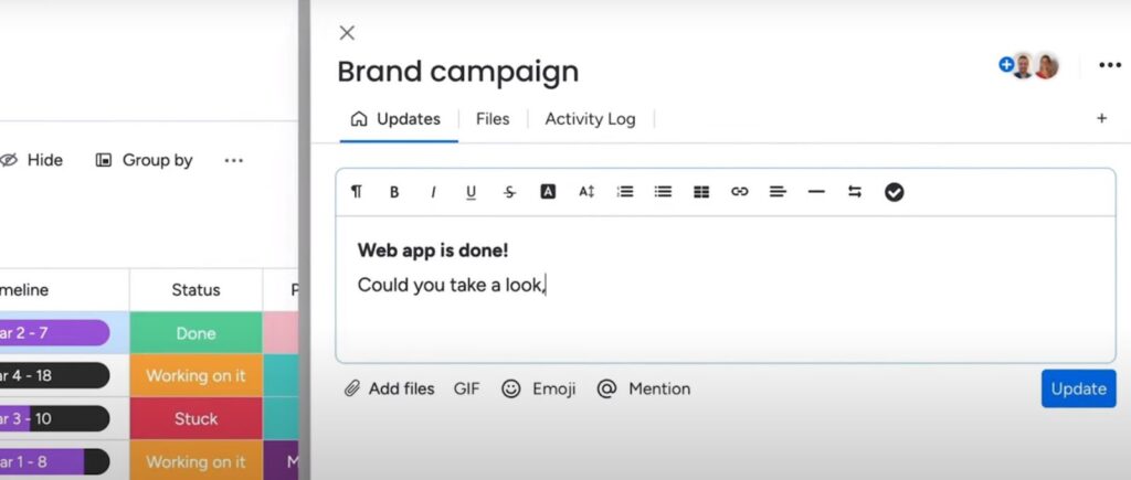 monday client portal