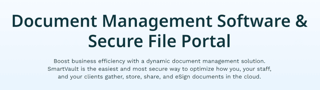 Accounting document management software