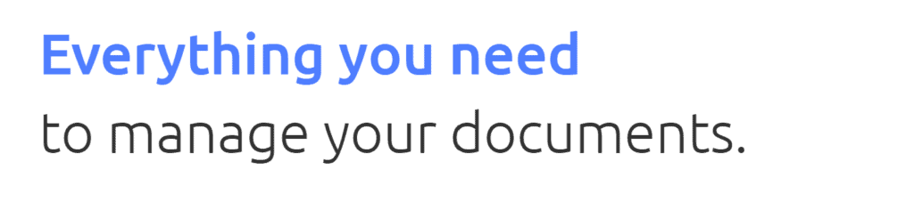 Accounting document management software