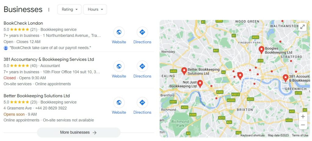 google my business