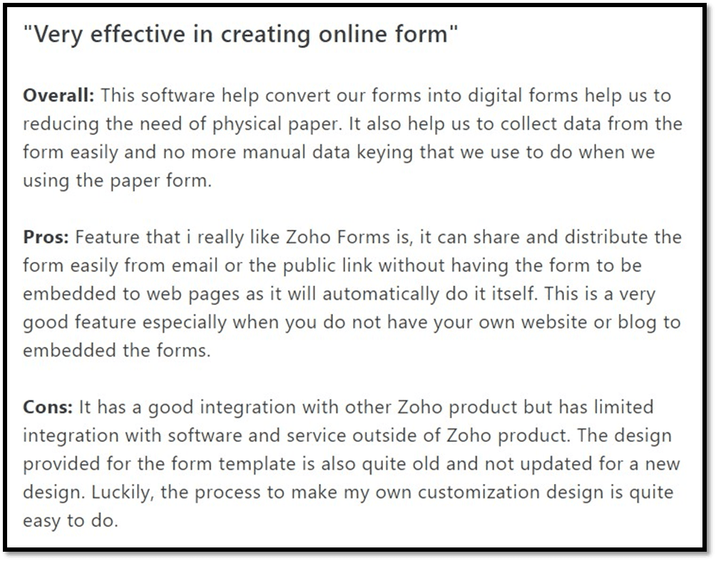 Zoho Forms