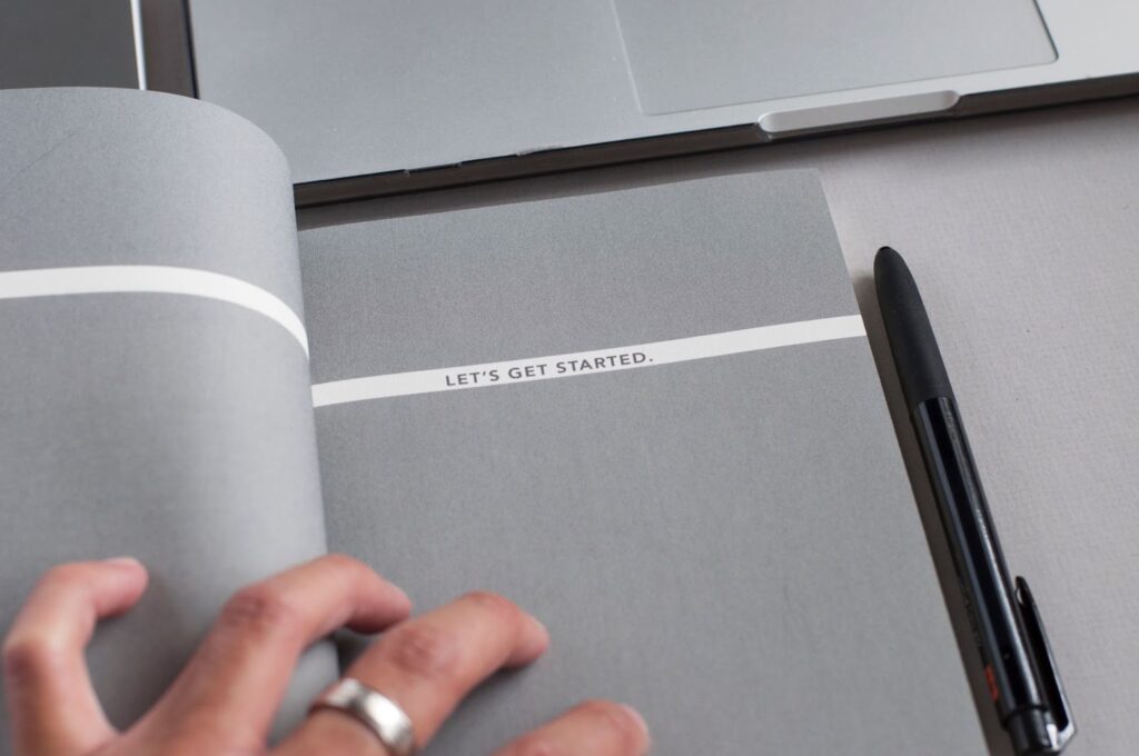 client onboarding process begins taking notes