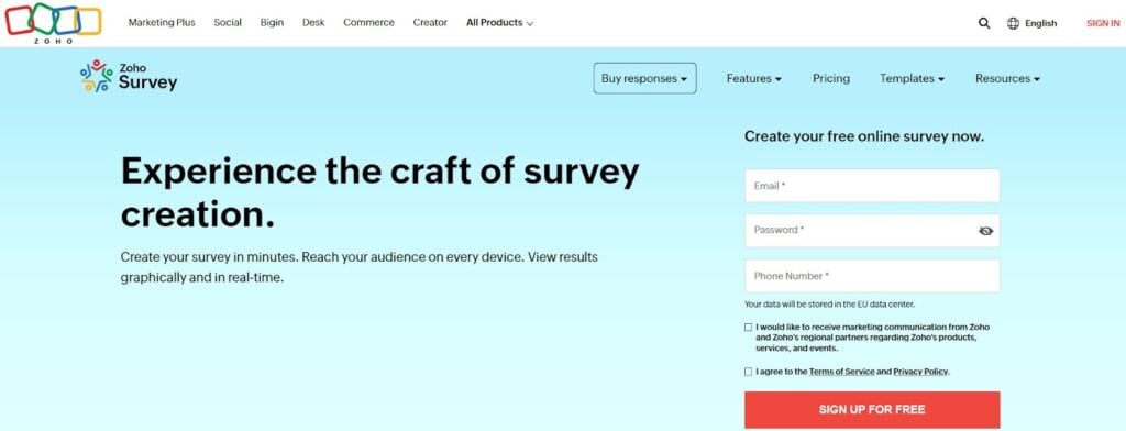 Zoho Survey