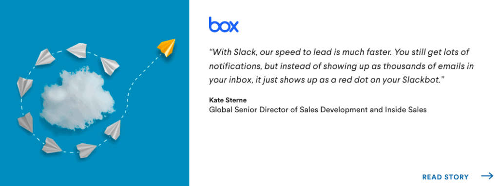 Slack testimonial