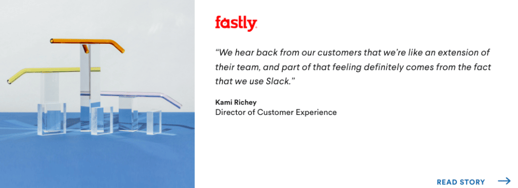 Slack testimonial