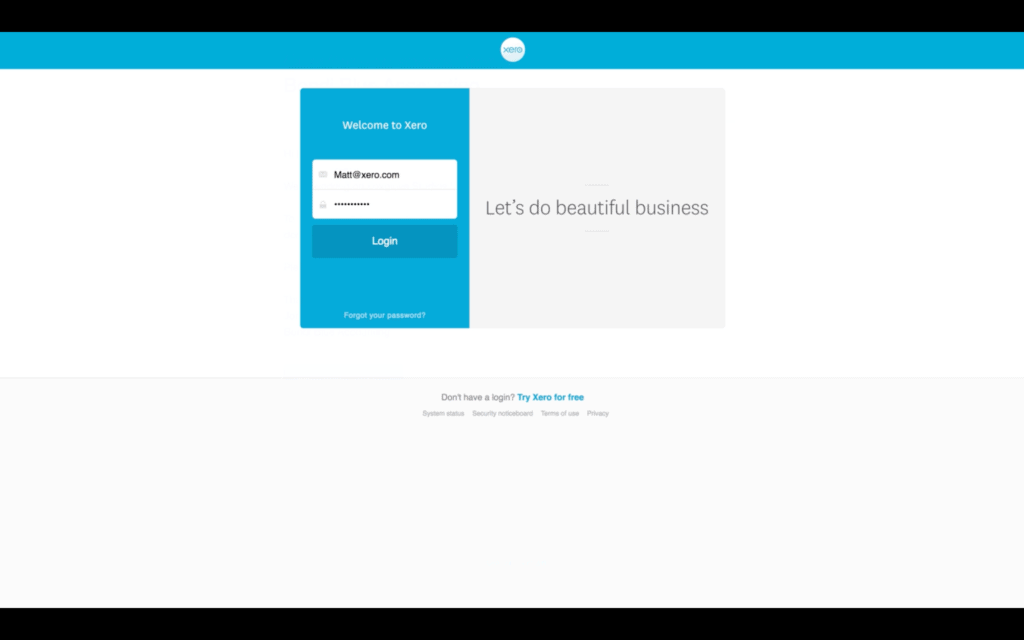 Xero Ask client login