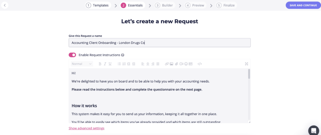 Content Snare email template