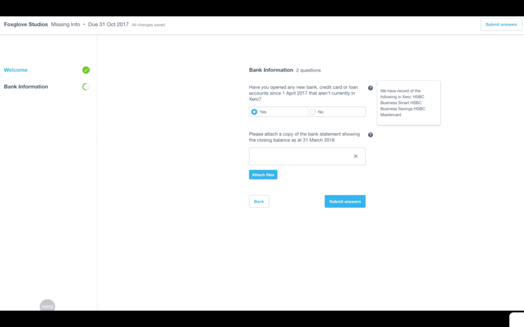 Xero Ask query