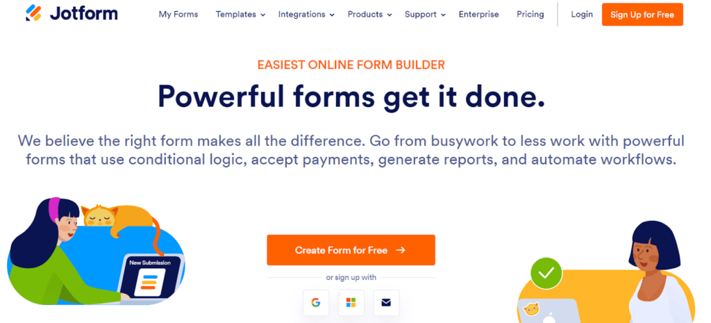 Jotform Jotform's form builder