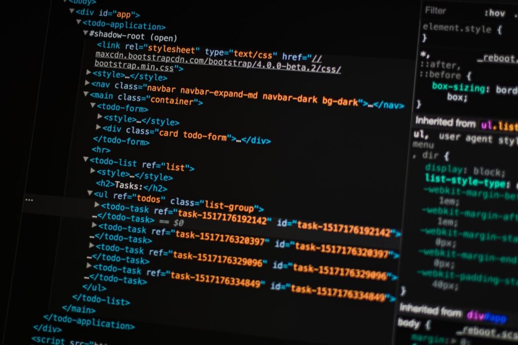 HTML code html code