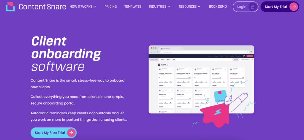Content snare onboarding software Content snare onboarding software