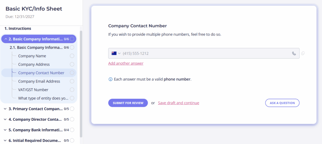Content Snare is the best tool for KYC client onboarding