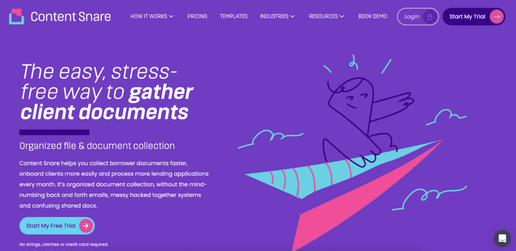 Content Snare mortgage broker crm