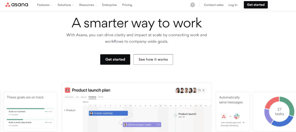 asana asana Client collaboration portal