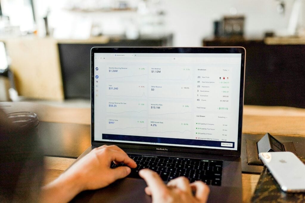 Client dashboard software