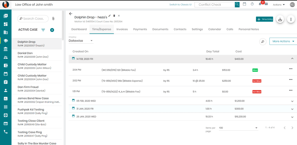 CaseFox dashboard