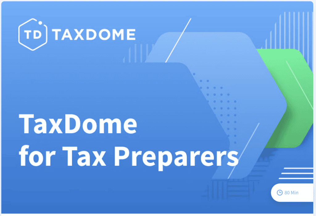 TaxDome tax organizer