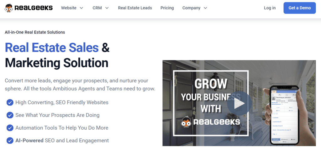Real Geeks Real Geeks software for real estate brokerages