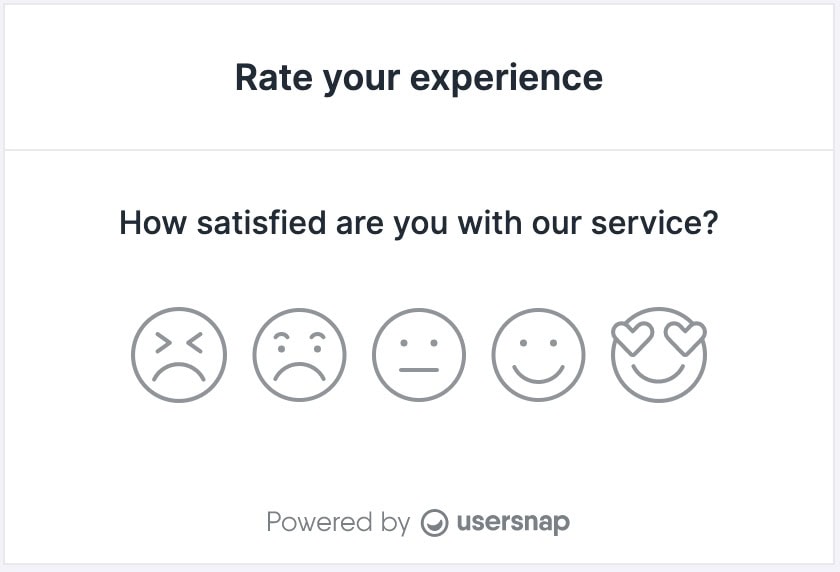 Feedback survey
