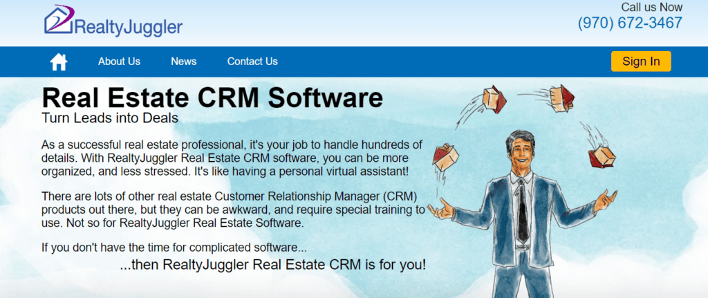 RealtyJuggler RealtyJuggler real estate CRM software