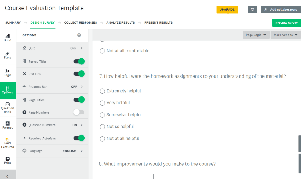 SurveyMonkey advanced features SurveyMonkey advanced features