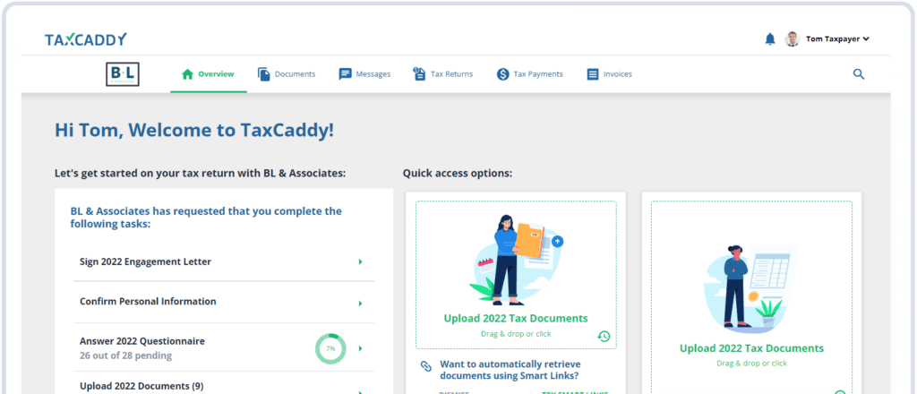 TaxCaddy device support