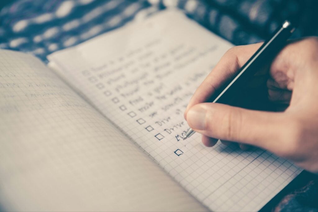 Business plan checklist