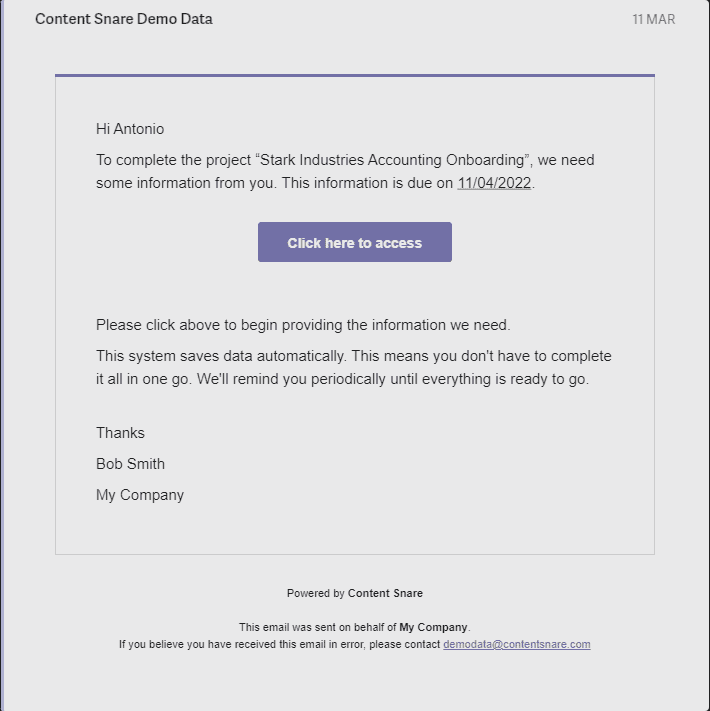 Content Snare access