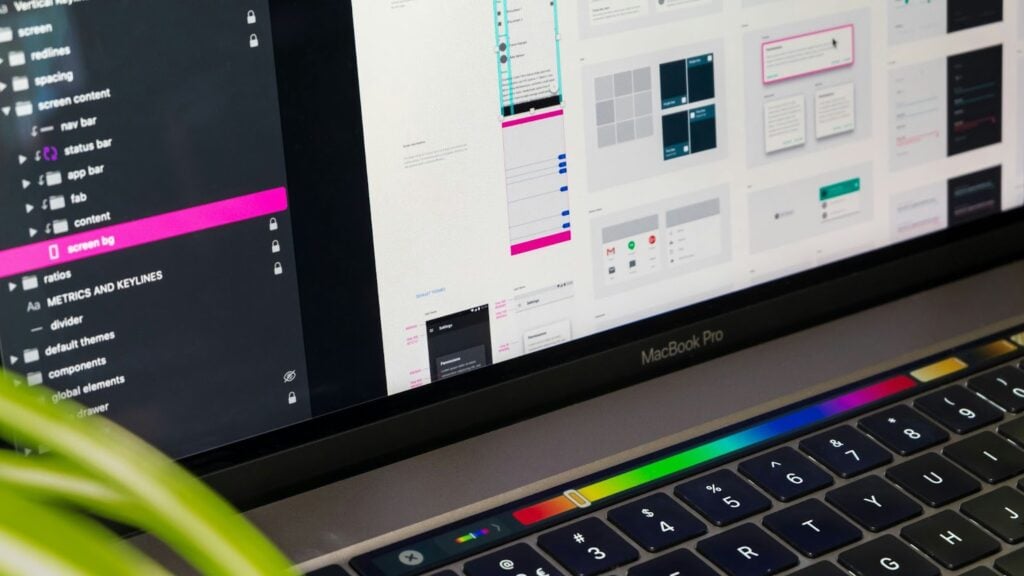 UI design for website
